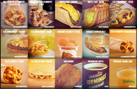 Taco Bells are cutting breakfast from the menu .